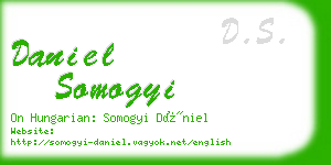 daniel somogyi business card